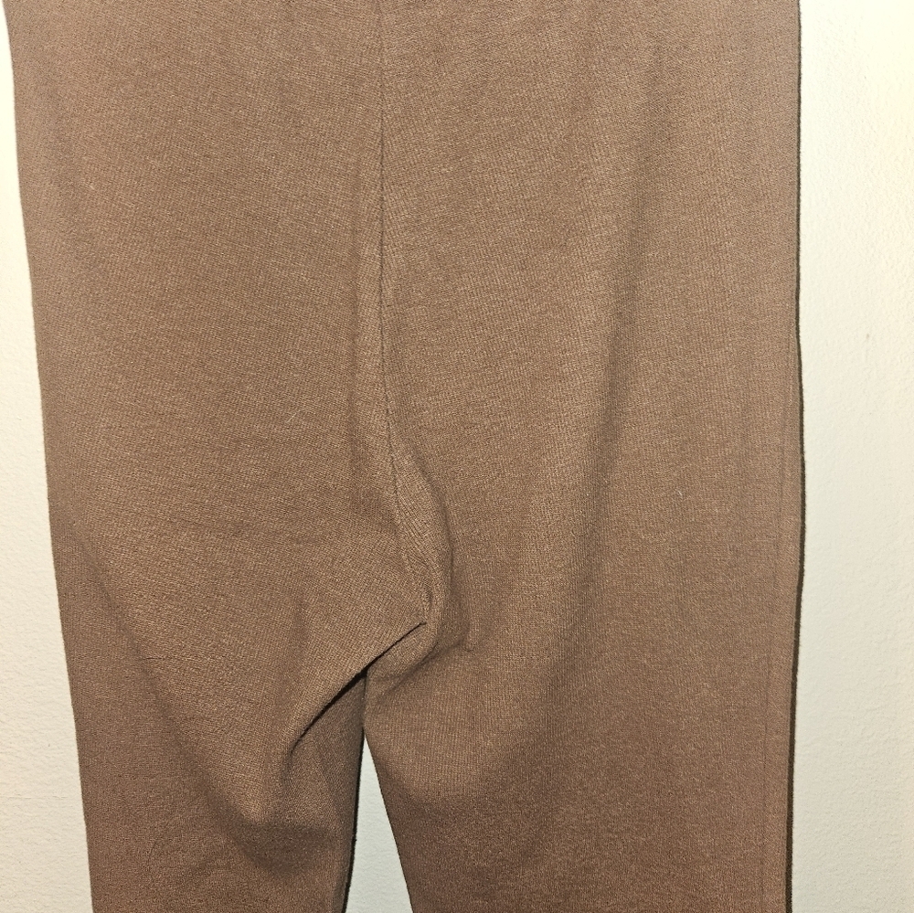 Pac Sun Womans Brown Flared Leg Leggings Size M - Picture 6 of 11